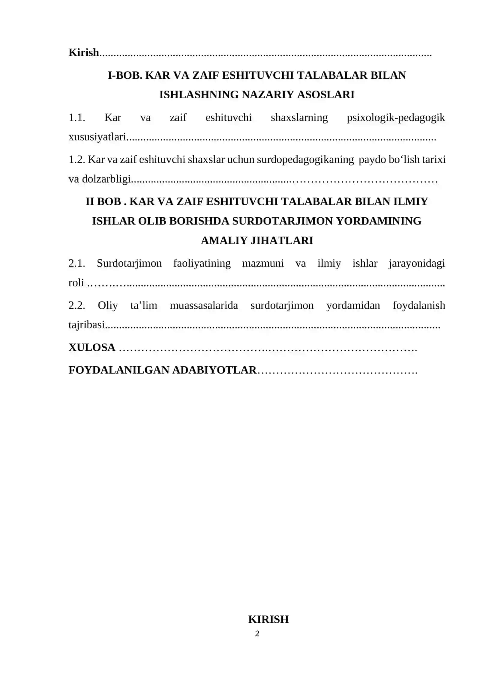 KAR VA ZAIF ESHITUVCHI TALABALAR BILAN ILMIY ISHLARIDA SURDOTARJIMONNING YORDAMI 2