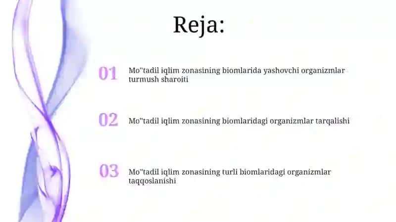 Mo'tadil iqlim mintaqasi tabiat zonalarida tirik organizmlarning tarqalishi va yashash sharoitlari 2