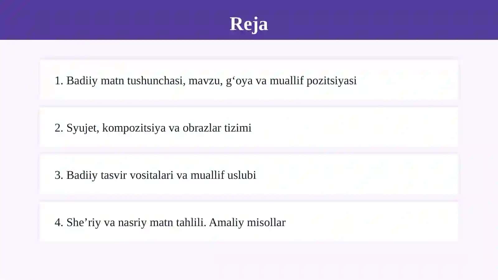 Badiiy matn tahlili va uning filologik asoslari 2