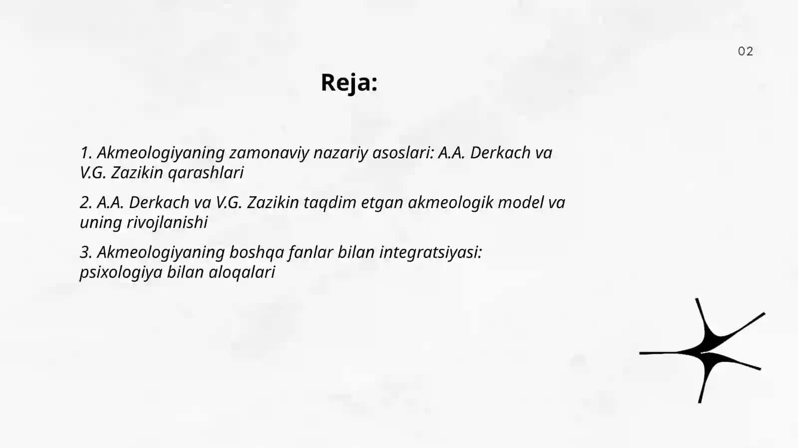 Akmeologiyaning rivojlanishi 2