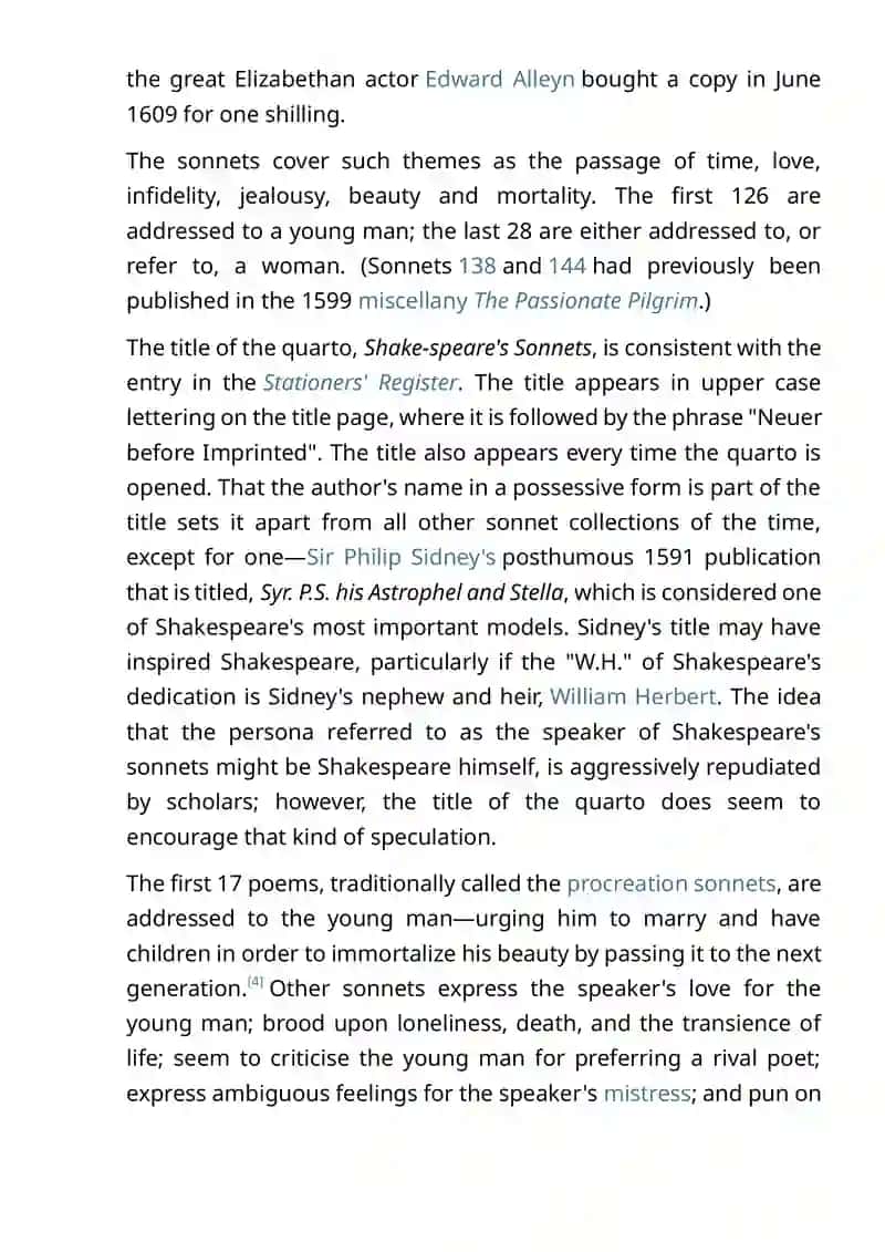WILLIAM SHAKESPEARES SONETS. 2