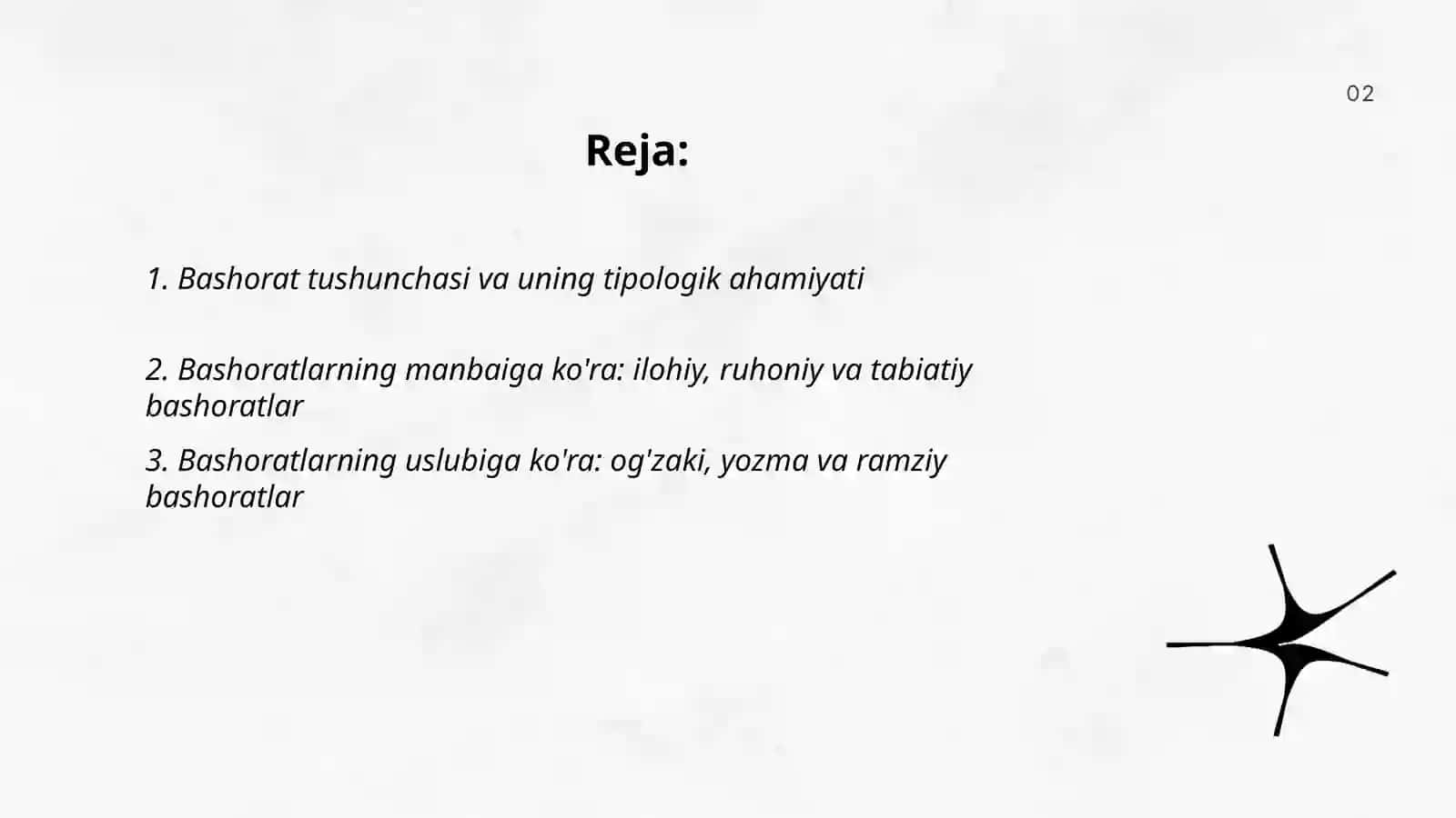 Bashoratlar tipologiyasi 2