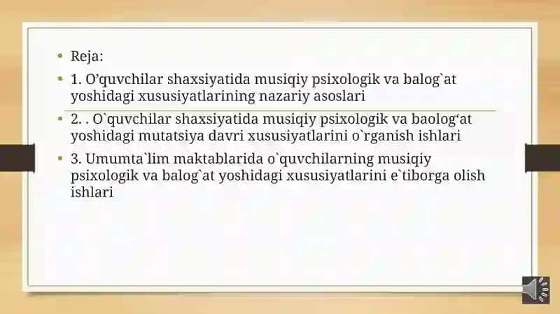 O‘quvchilar shaxsiyati va musiqa-psixologik xususiyatlari va bala o‘tyoshini e'tiborga olash 2