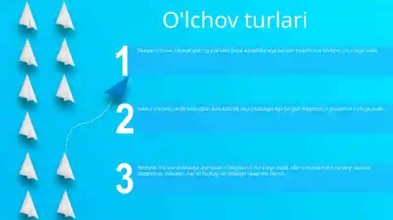OʻLchash Turlari Va Usullari 2