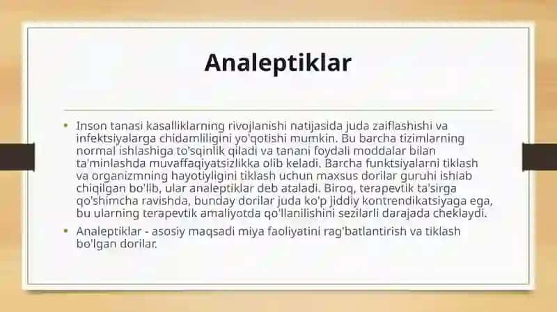 Analeptiklar 2