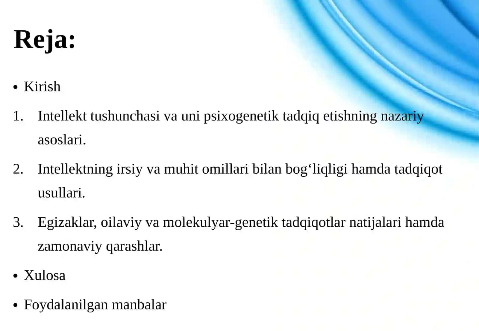 INTELLEKTNI PSIXOGENETIK TADQIQ ETISH 2