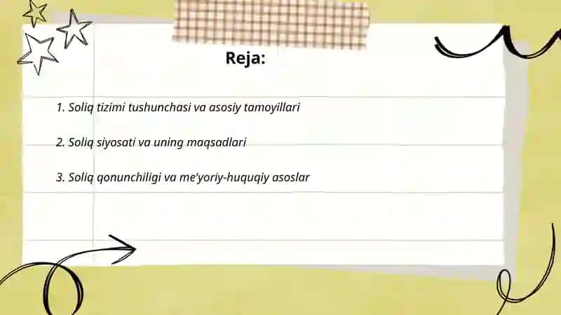 Soliq tizimi 2
