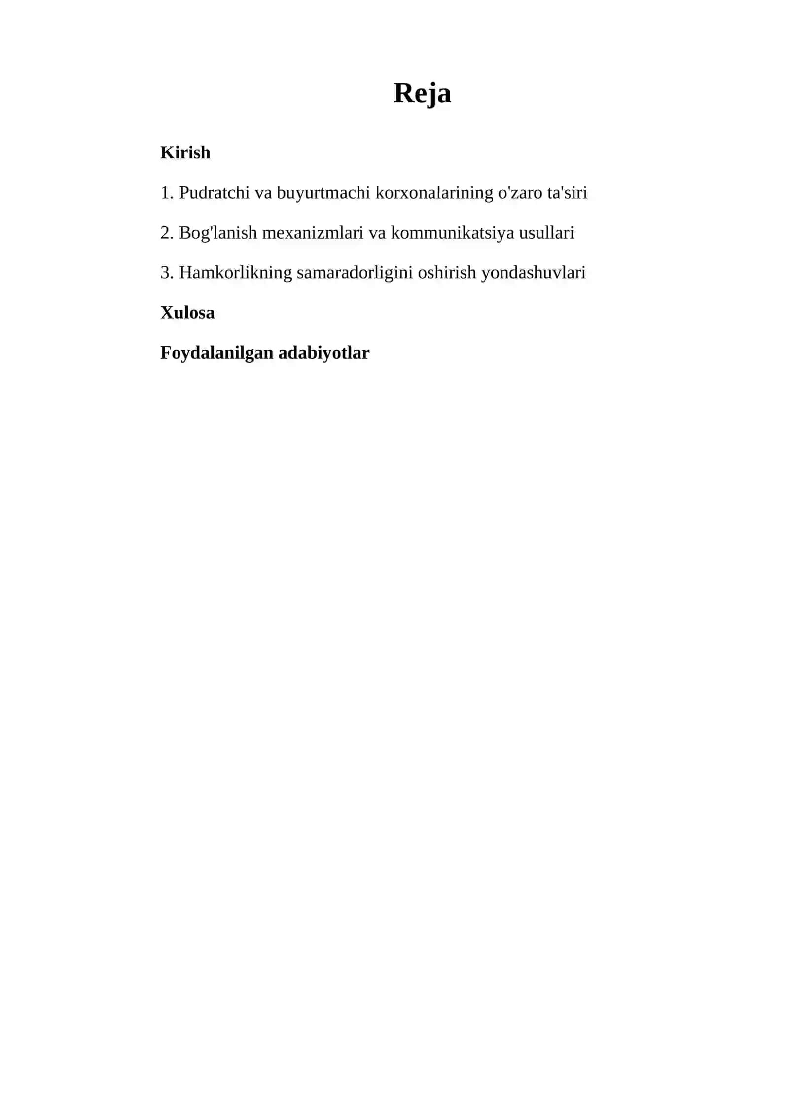 Pudratchi va buyurtmachi korxonalarning ozaro bog'likligi 2