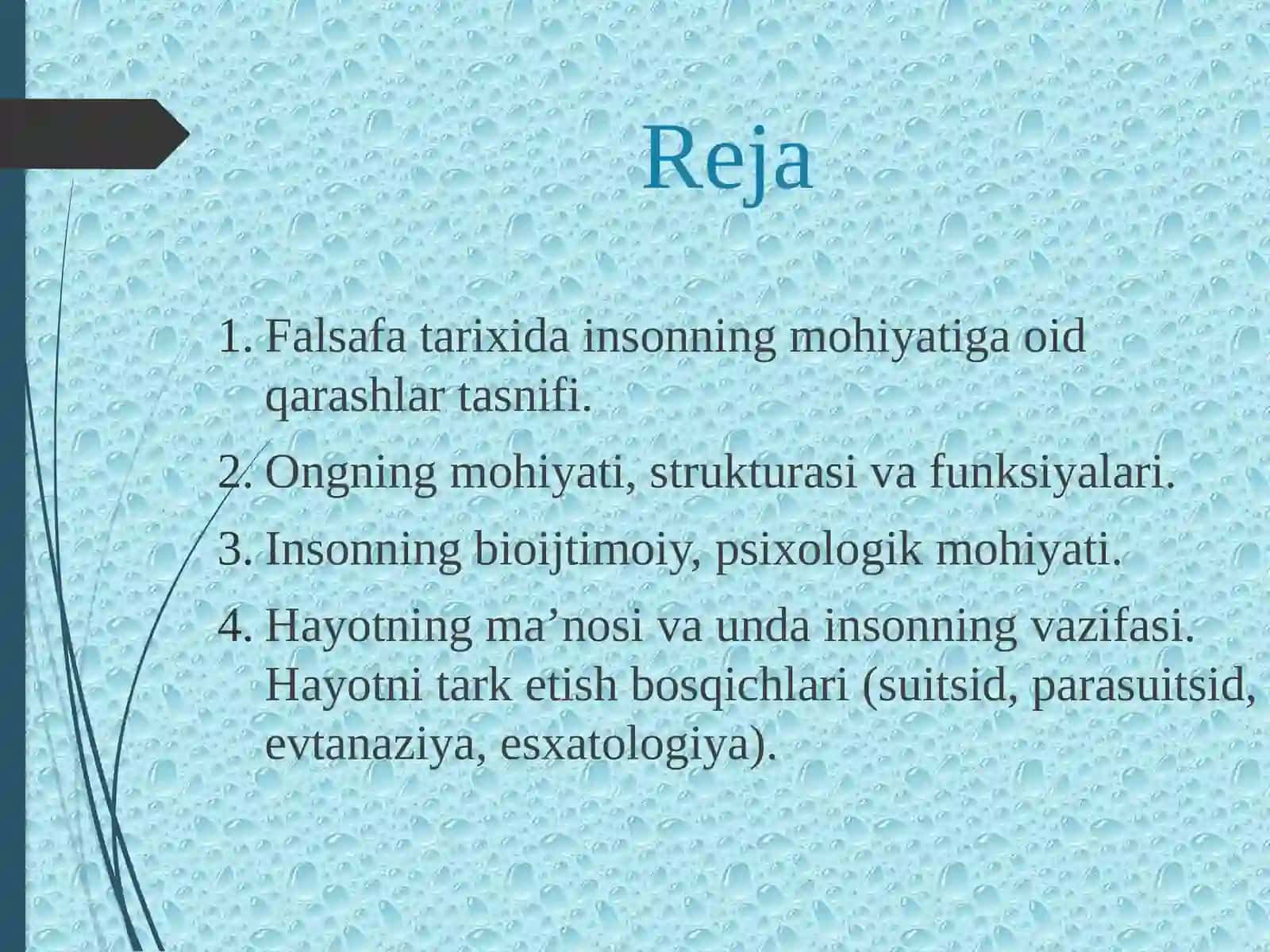 Inson falsafasi(Falsafiy antropologiya) 2