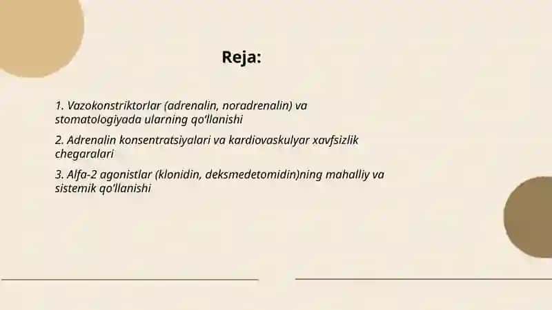 Stomotologiyada anestetiklar taʼsirini uzaytirish xususiyatiga ega boʻlgan preparatlarni qôllash 2