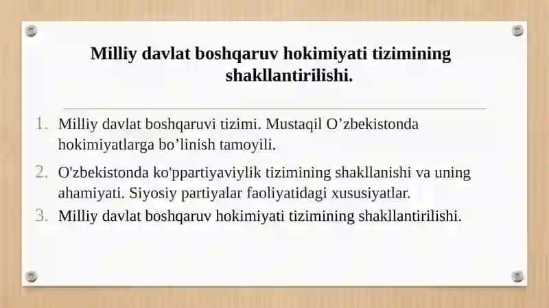 O'zbekistonning eng tarixi taqdimoti 2