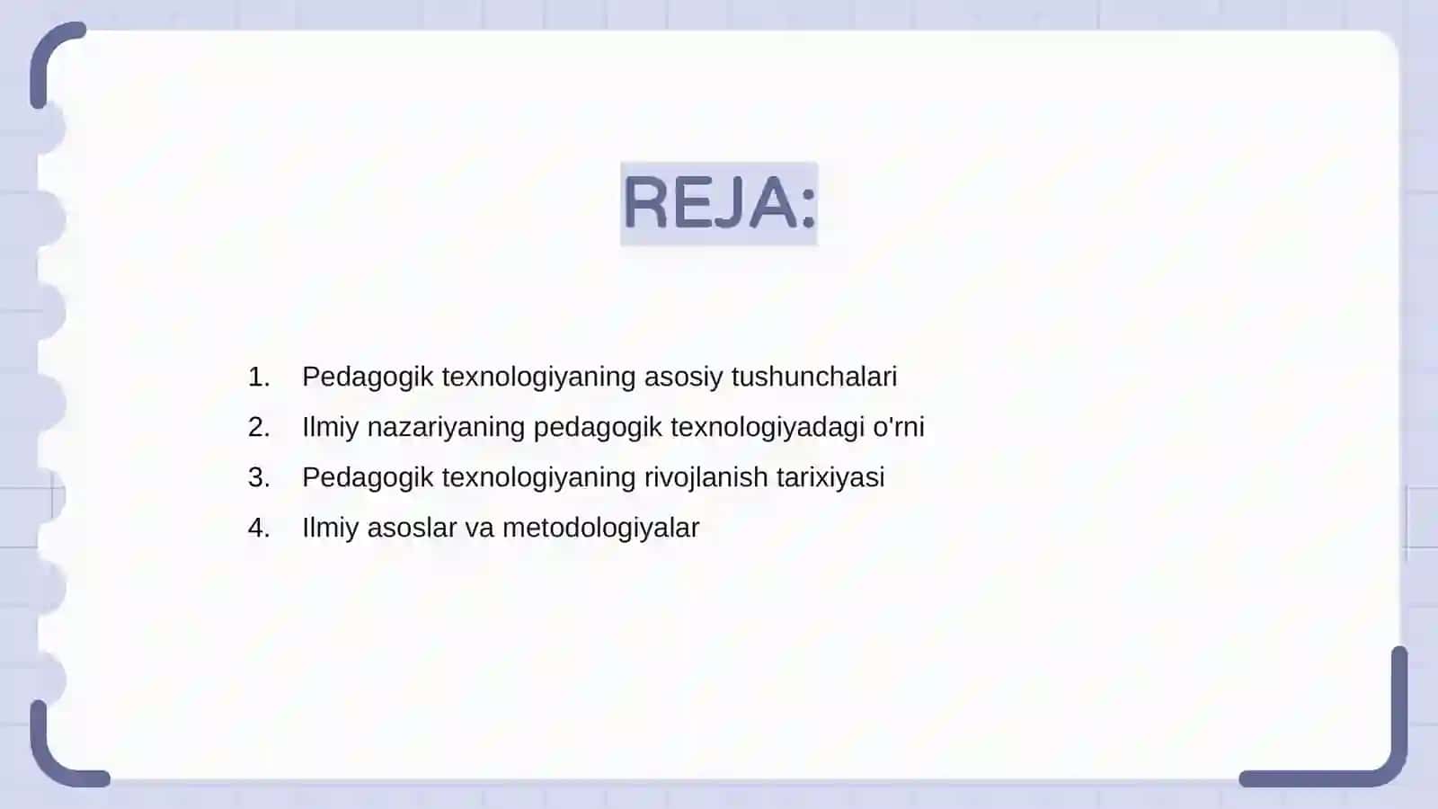 Pedagogik texnologiyaning ilmiy nazariy asoslari 2