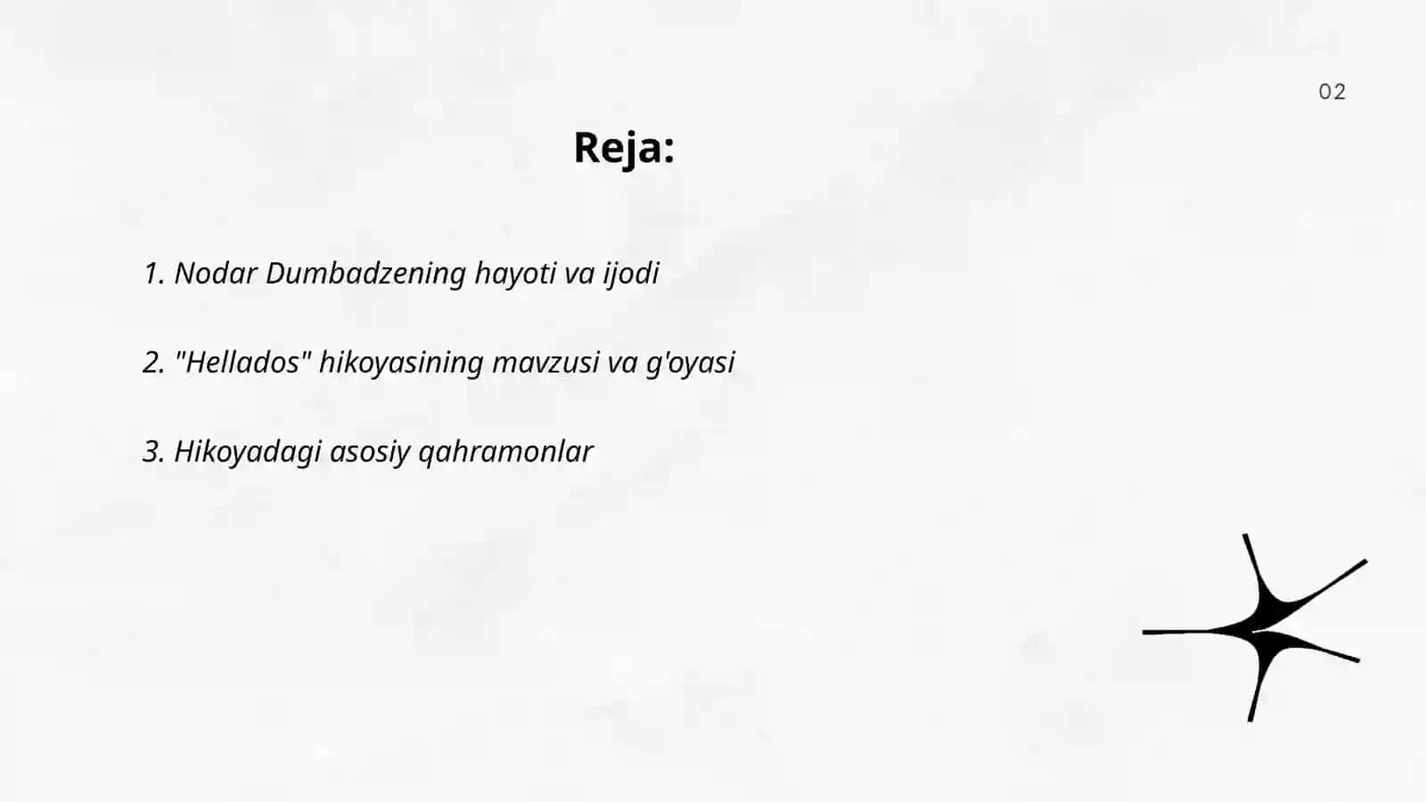 Nodar Dumbadze "Hellados"hikoyasi 2
