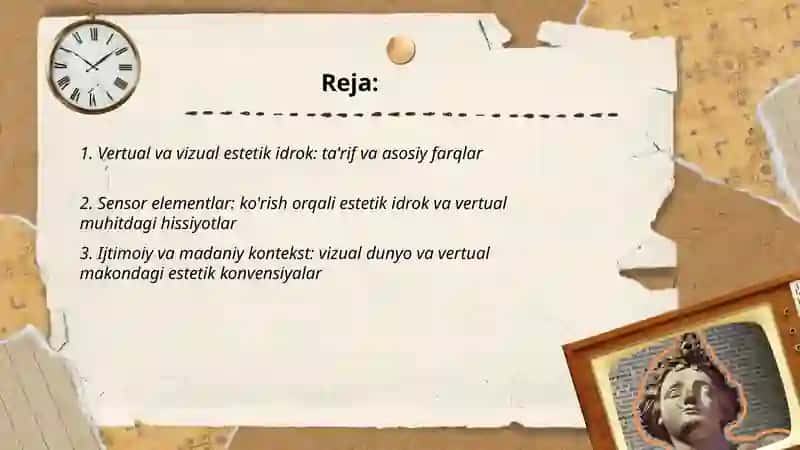 Olamni vertual va vizual estetik idrok etishning farqlari 2