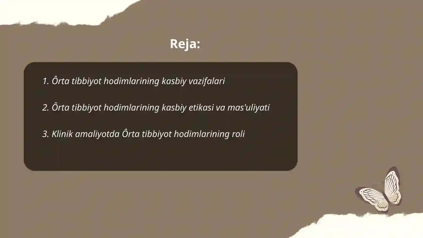 Ôrta tibbiyot hodimlari 2