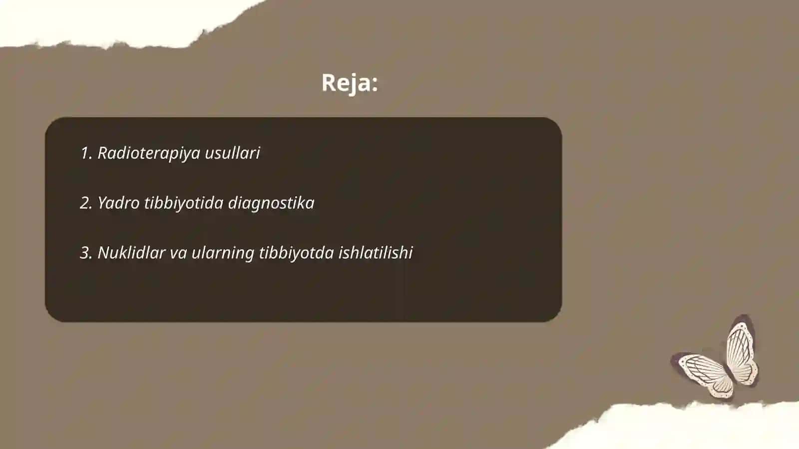 Yadro kimyosining tibbiyotdagi oʻrni 2