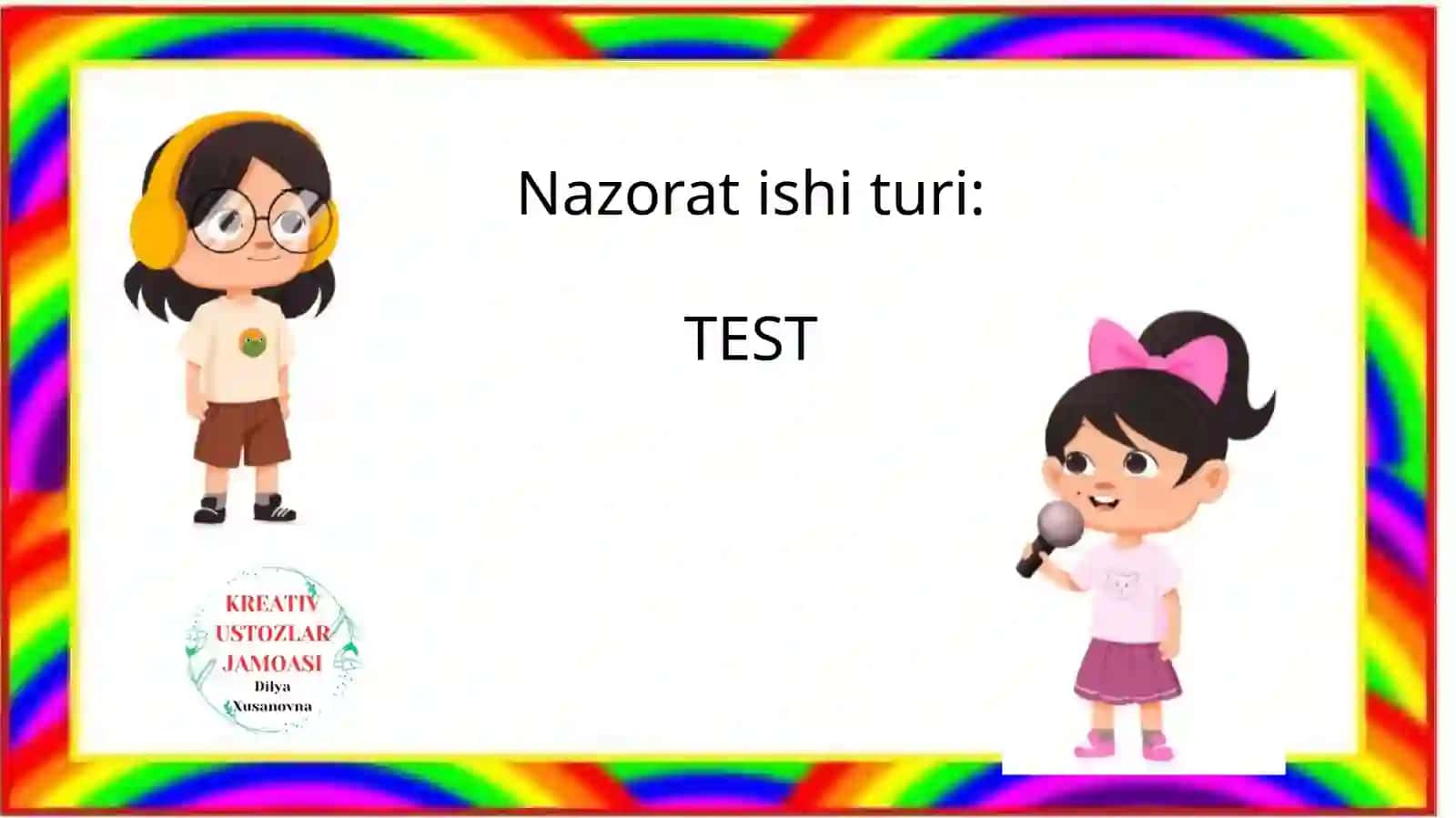 Nazorati ishi: Fizika fanidan 2