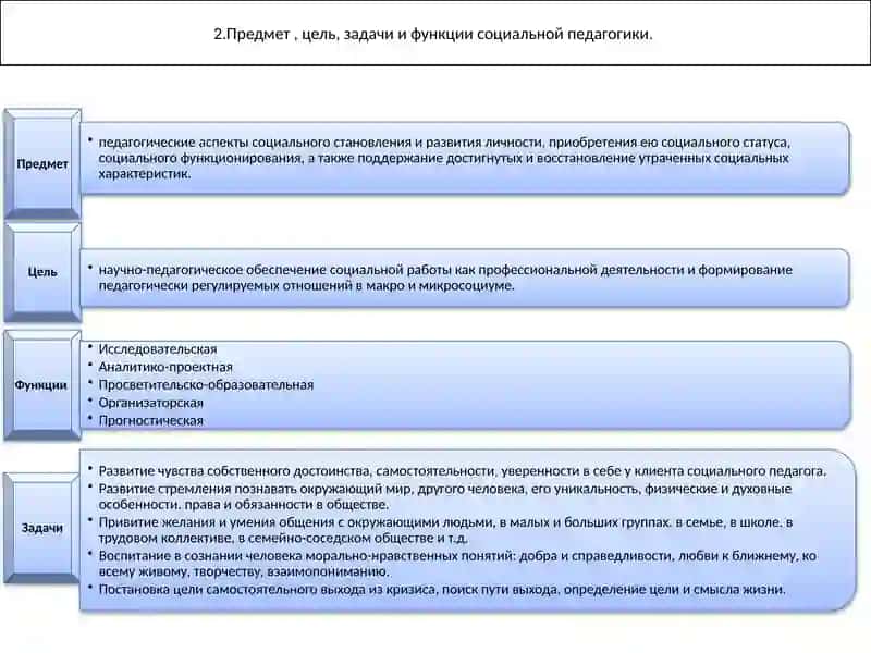 История развития социальной педагогики 2