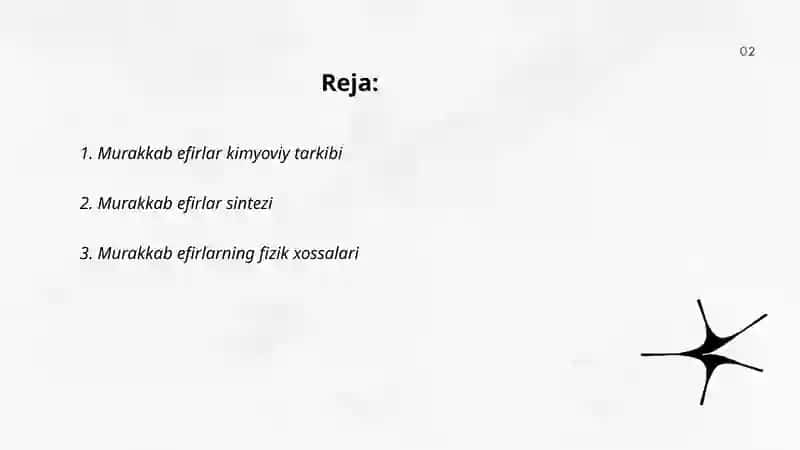 Murakkab efirlar 2
