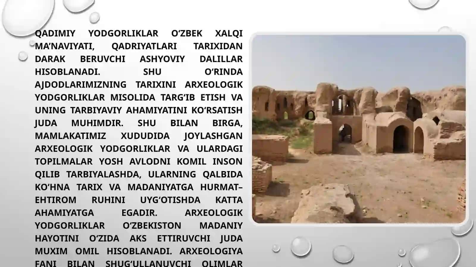 o`zbekiston  arxeologiyasi 2