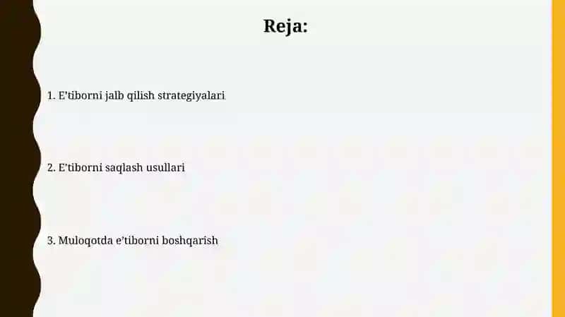 Diqqatni boshqarish strategiyalari 2