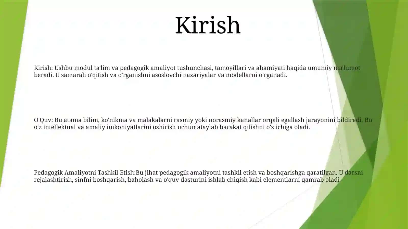 O'Quv Va Pedagogik Amaliyotni Tashkil Etish 2