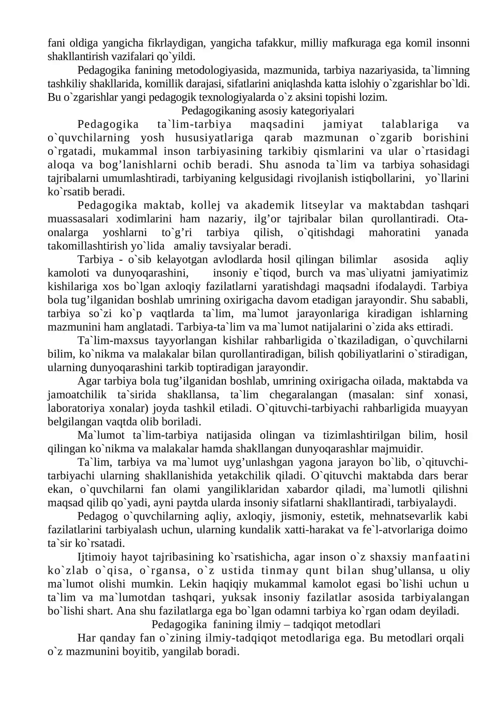 Pedagogika Fanining Mohiyati 2