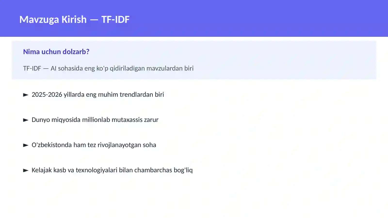 TF-IDF 2