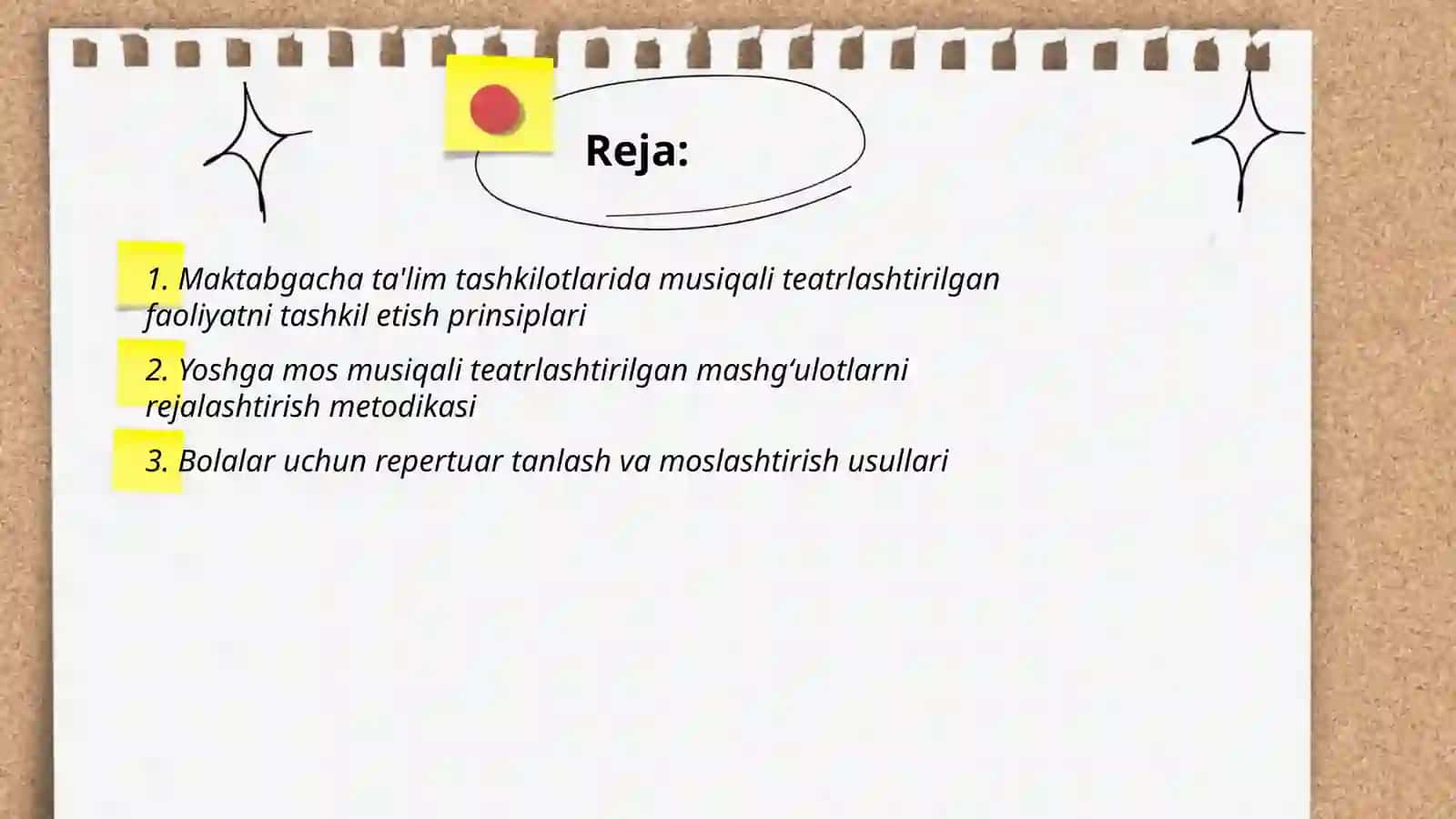 Maktabgacha talim tashkilotlarida musiqali teatrlashtirilgan faoliyatlarni tashkil etish 2