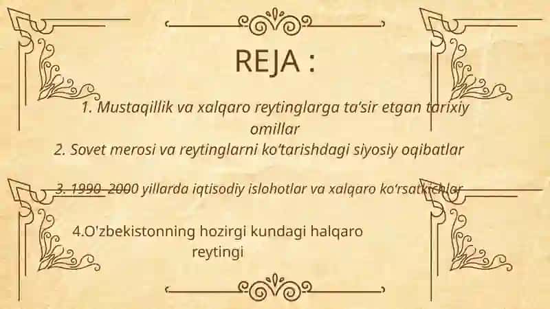 O’zbekistonning eng yangi tarixi 2