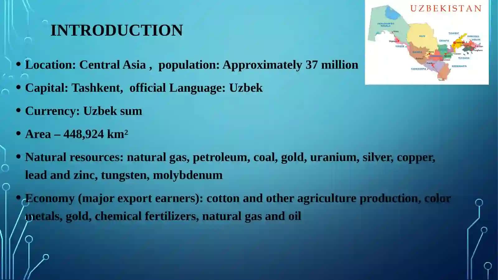 ECONOMIC DEVELOPMENT OF UZBEKISTAN 2