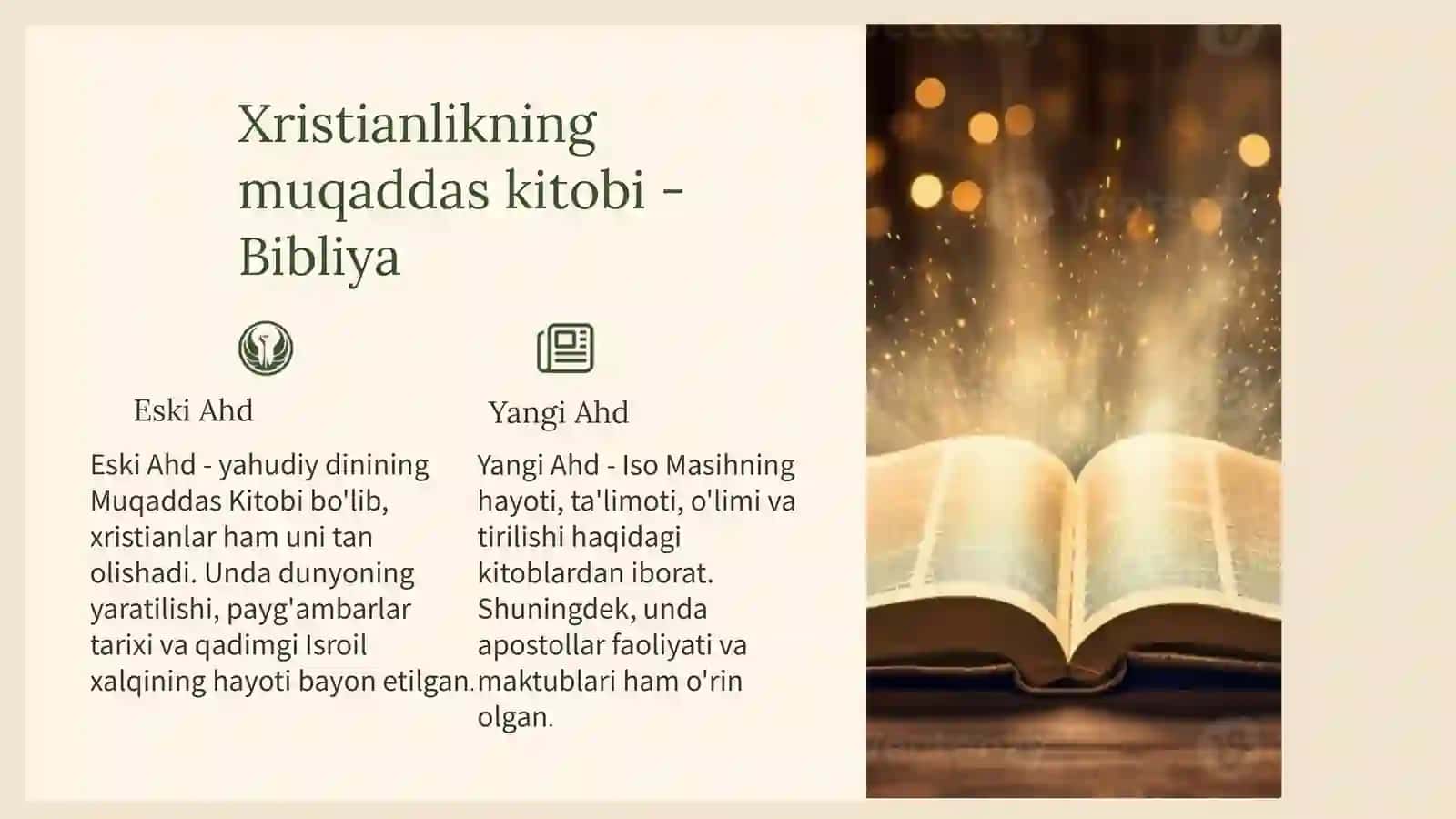 Xristianlikning asosiy aqidalari 2