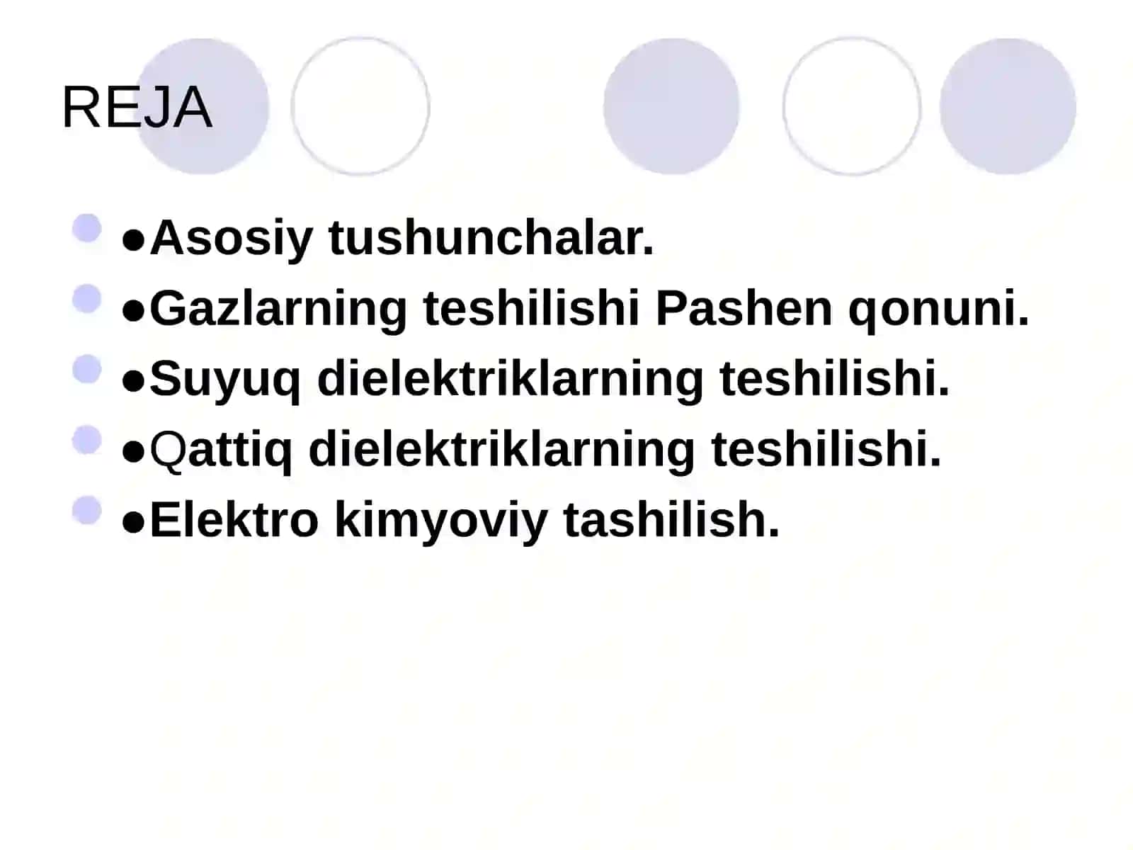 Dielektriklarning teshilishi 2