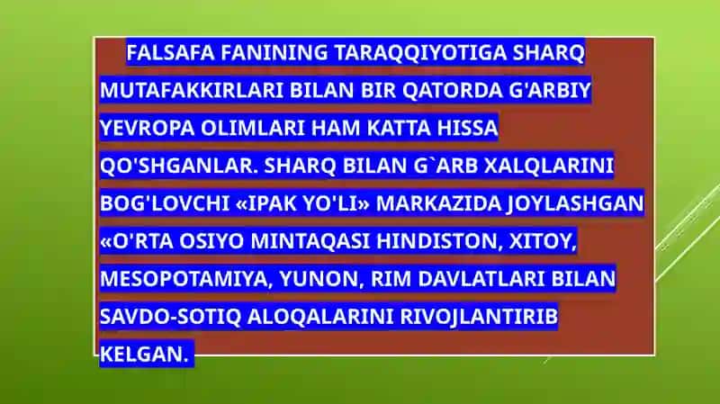 O'zbekistonda falsafiy fikr taraqqiyoti 2