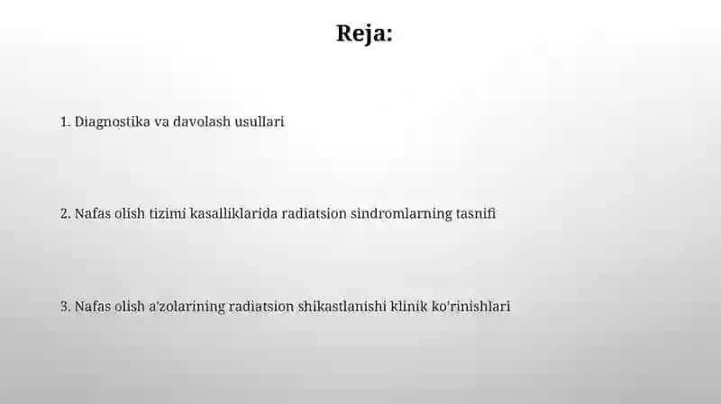 Nafas olish tizimi kasalliklarida turli rentgenologik sindromlar 2