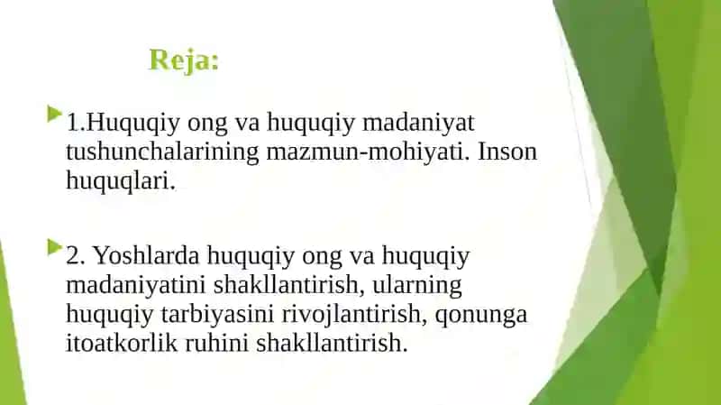 Yoshlarda huquqiy ong va huquqiy madaniyatni shakllantirish 2