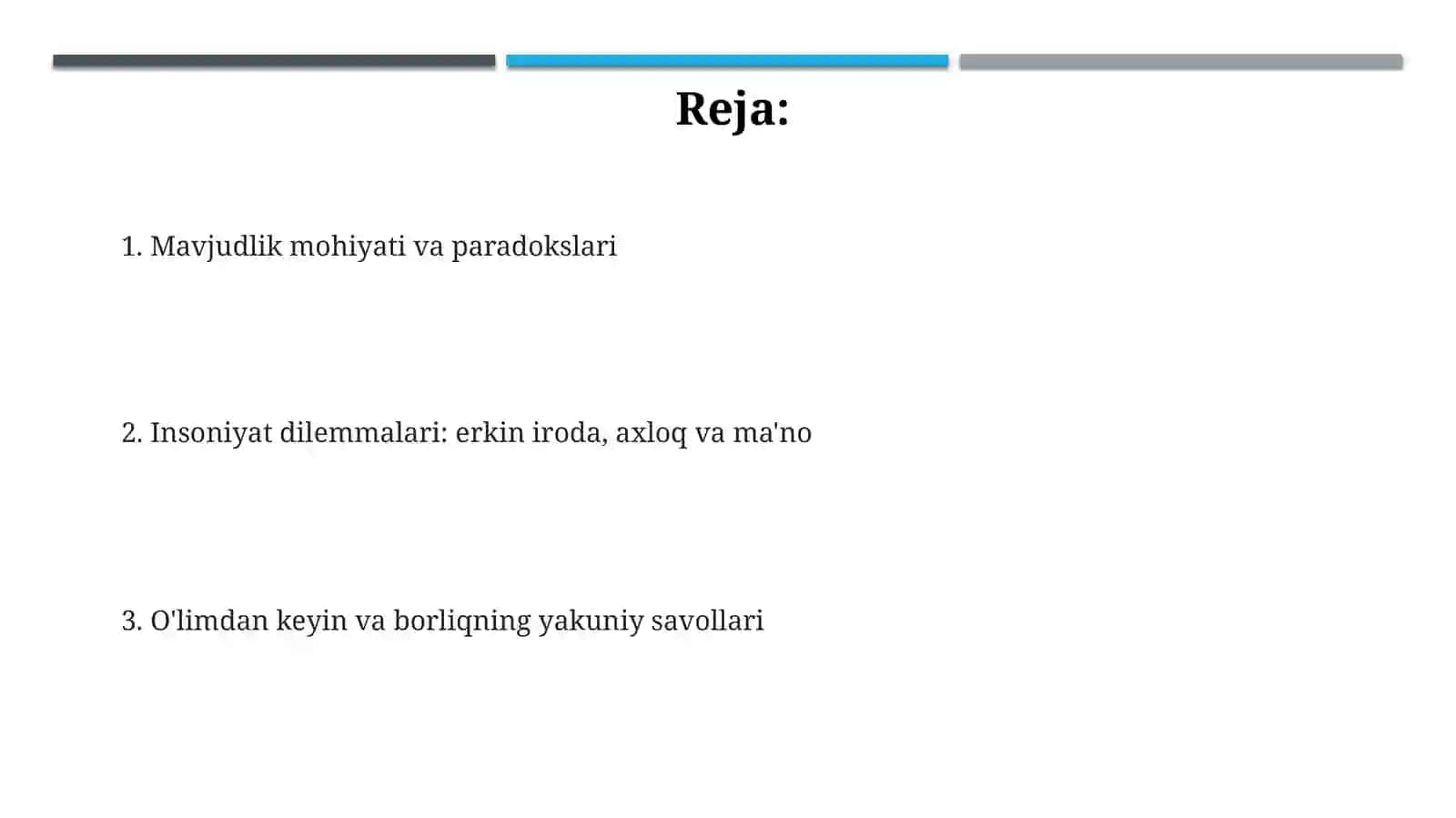 Borliqfalsafasi 2