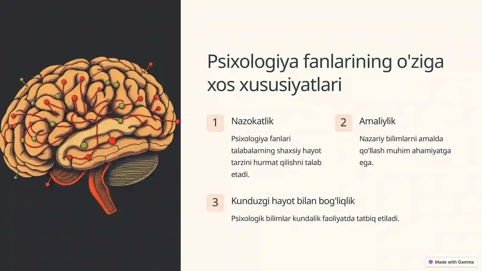 Psixologiya fanlarni o'qitishda ko'rgazmali va amaliy metodlar 2