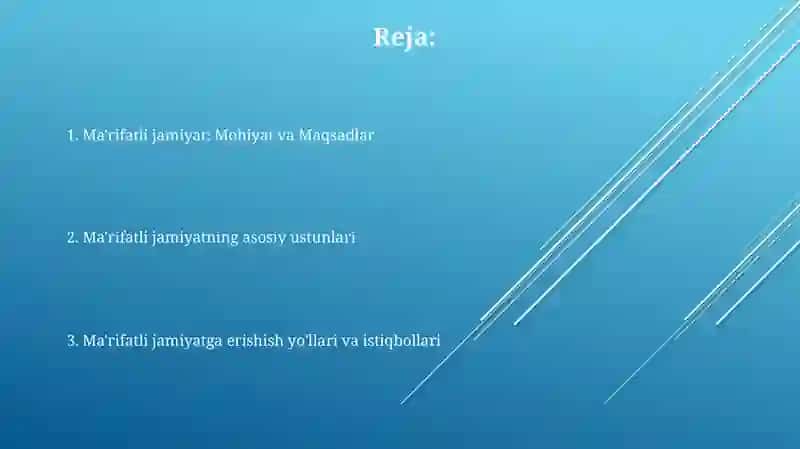 Ma'rifatli jamiyat 2