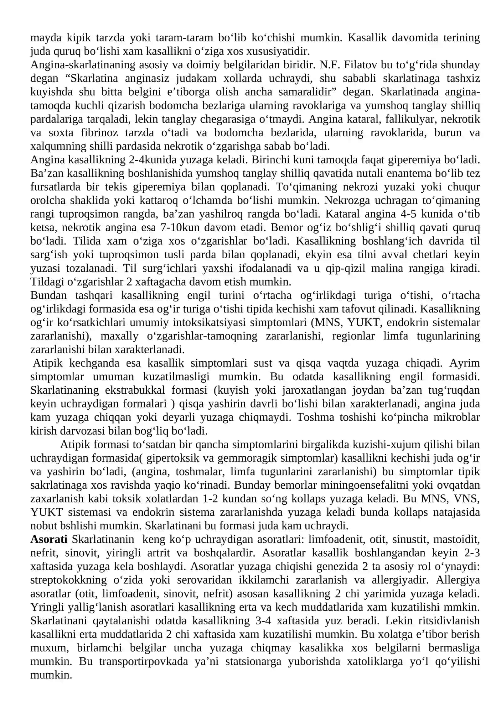 Skarlatina kasalligi 2