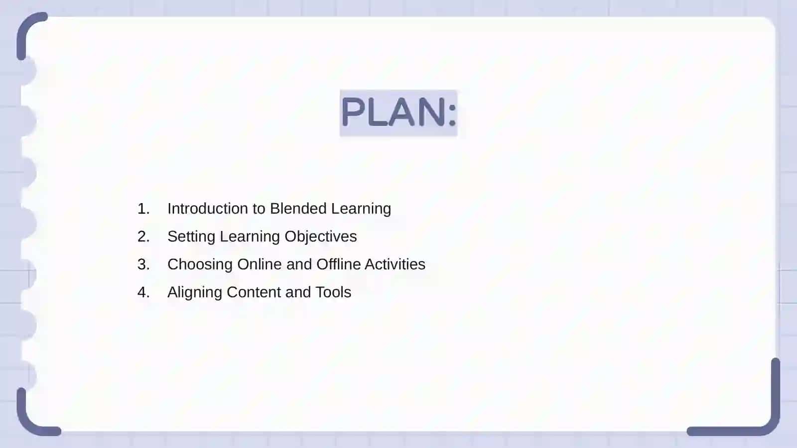 Designing a Blended Lesson Plan 2