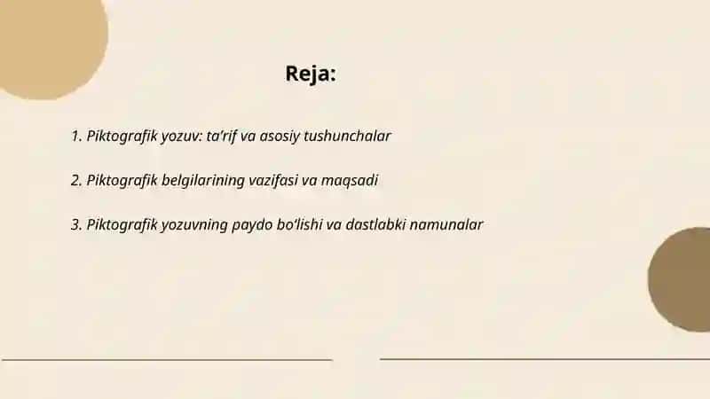 Piktografik yozuv haqida taqdimot tayyorlang 2