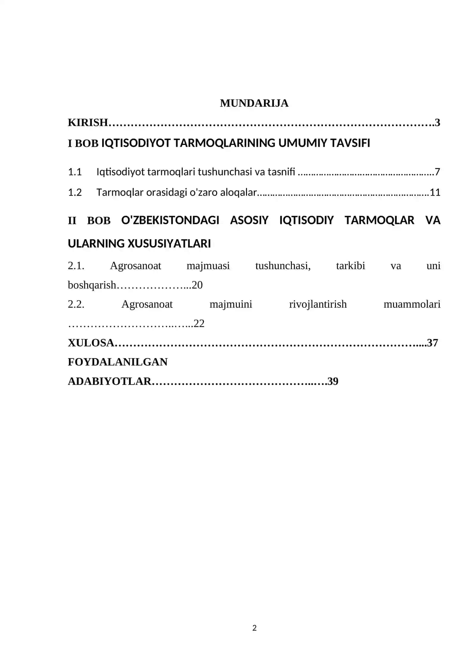 Tarmoqlar Iqtisodiyoti va Buxgalteriyasi Kafedrasi 2