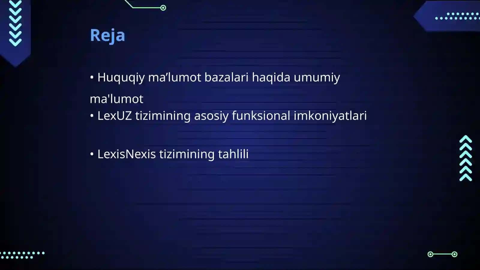 Huquqiy Ma'lumot Bazalari Tahlili 2