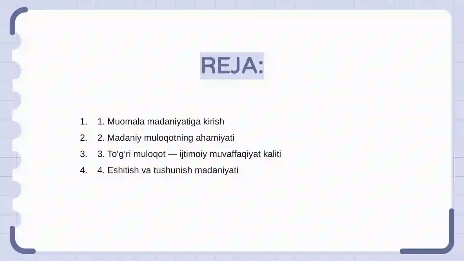 Muomala madaniyati va tòĝri muloqot qoidalari 2