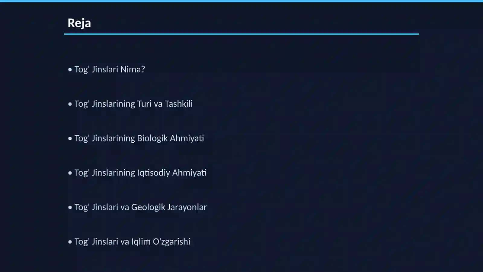 Tog' Jinslari: O'rganish va Muhimligi 2