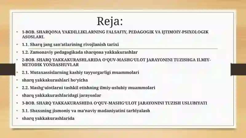 SHARQONA YAKDILLIKLARNING FALSAFIY, PEDAGOGIK VA IJTIMOIY-PSIXOLOGIK ASOSLARI 2