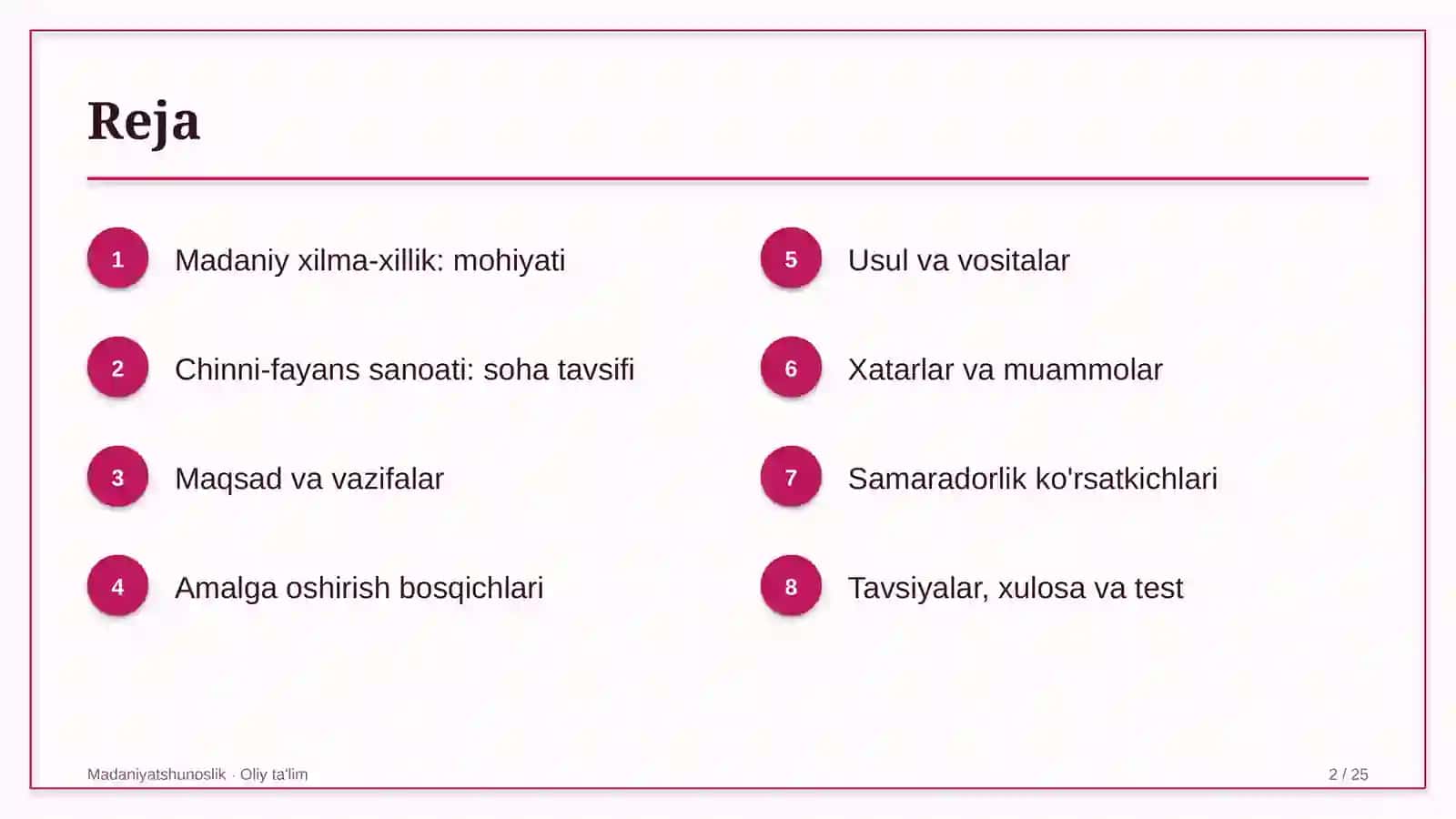 Chinni-fayans sanoatida madaniy xilma-xillik 2
