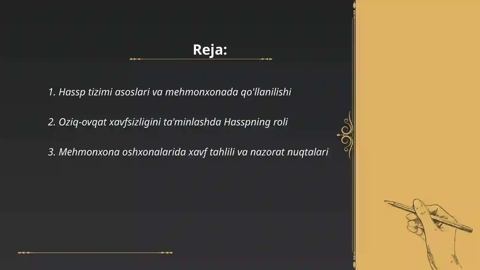 Hassp tizimi 2