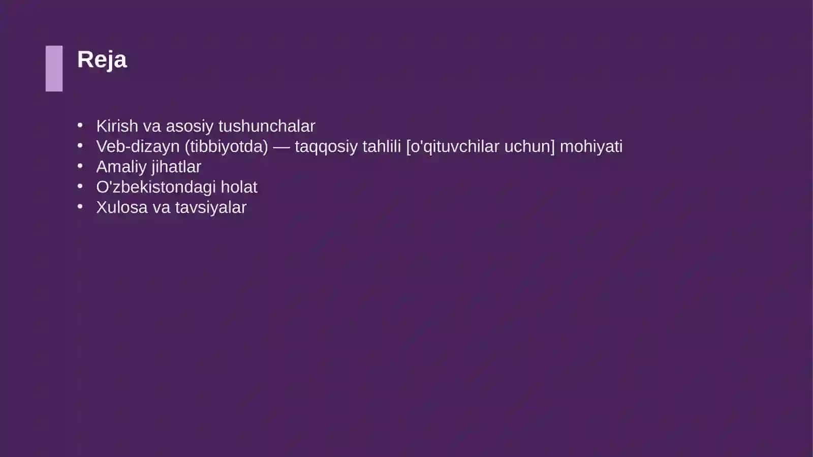 Veb-dizayn (tibbiyotda) — taqqosiy tahlili [o'qituvchilar uchun] 2